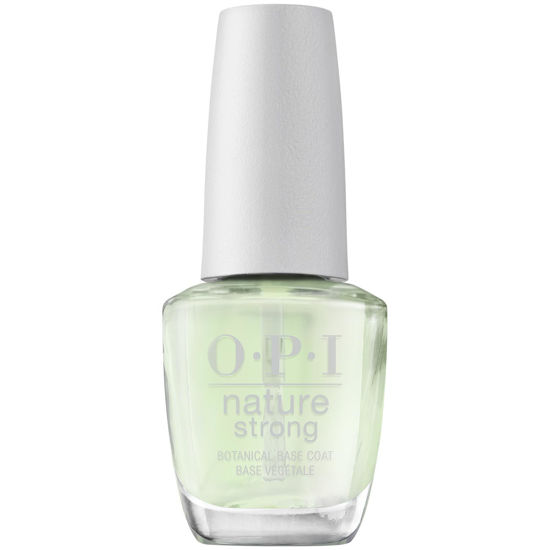 Picture of OPI Nature Strong Base Coat | Natural Origin, Vegan Nail Polish Base Coat | Infused with Botannicals & Prevents Discoloration