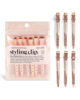 Picture of Kitsch Metal Duck Billed Hair Clips - Hair Styling Clips for Sectioning, Cutting, Coloring, Blow Drying and Makeup | Salon Quality Accessories - 6pcs (Rose Gold)