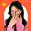 Picture of Heyhae Semi Cured Gel Nail Strips | Sun Cured Gel Nail Wraps No LED Lamp Needed Easy Apply & Remove | Includes 28 Strips, 1 Prep Pad, 1 Nail File & 1 Wooden Stick - Hey, Coffee Run?