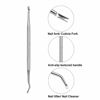 Picture of FERYES Straight Blade Toenail Clippers with Toenail Lifter and Fork - Toe Nail Clipper for Thick Toenails - 2 in 1 Ingrown Toenail Tools Kit