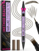 Picture of iMethod Eyebrow Pen - Eyebrow Pencil Magic 2-in-1 Eye Brow Pencils for Women with 4-Fork-Tip and Precise Brush-Tip Create Natural Hair-Like Brows, Last All Day, Microblading Eyebrow Pen, Black Brown