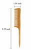 Picture of Louise Maelys 2pcs Wooden Wide Tooth Hair Comb Sandalwood Tail Combs for Curly Thick Hair Styling