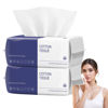 Picture of Disposable Face Towel, 200 Count Face Clean Towels, for Washing Soft Cotton Dry Wipes Facial Cloths Towelettes for Washing and Drying, Facial Tissue for Cleansing, Skincare and Makeup Remover