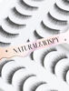 Picture of Natural Lashes Short Lashes Natural Eyelashes Natural Look False Eyelashes Wispy Lashes for Samll Eyes Fake Eyelashes 10 Pairs 10mm Bluebell