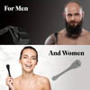 Picture of 540 Titanium Derma Roller For Face Hair Beard，Scalp Derma Roller， Beard Microneedle Roller，Personal Use Microneedling Roller Microdermabrasion Cosmetic Beauty Instrument For Men Women（Black1.O）