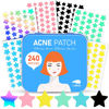 Picture of LitBear Acne Patch Pimple Patch, 6 Colors 240 Dots Star Pimple Patches with Tea Tree Oil & Centella Oil, Hydrocolloid Acne Pimple Patches for Face Cute Zit Patches Pimple Stickers Acne Dots