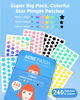 Picture of LitBear Acne Patch Pimple Patch, 6 Colors 240 Dots Star Pimple Patches with Tea Tree Oil & Centella Oil, Hydrocolloid Acne Pimple Patches for Face Cute Zit Patches Pimple Stickers Acne Dots