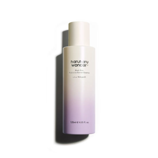 Picture of haruharu Wonder Black Rice Probiotics Barrier Essence 4.05 fl. oz., Essence Toner to Strengthen Skin Barrier with Ceramides, Fermented Ingredients, Soothing, Moisturizing, Plumping