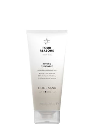 Picture of Four Reasons Color Mask - Cool Sand Blonde - (27 Colors) Color Depositing Conditioner, Toning Treatment, Tone & Enhance Color-Treated Hair - Semi Permanent Hair Dye, Vegan and Cruelty-Free, 6.76 fl oz