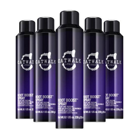 Picture of Catwalk by TIGI Root Boost Spray Foam - Directional Mousse for All Hair Types - For Lift & Texture - For All Hair Types - Finish on Wet Hair & Blow Dry - Premium Hair Care Products - 8.1 oz (5 Pack)