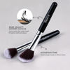 Picture of Makeup Brush Set, SOLVE 32 Pieces Professional Makeup Brushes Wooden Handle Cosmetics Brushes Foundation Concealer Powder Face Eye Make up Brushes Kit, Black