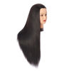 Picture of Hairingrid 26"-28" Mannequin Head Hair Styling Training Head Manikin Cosmetology Doll Head Synthetic Fiber Hair and Free Clamp Holder (Black-)