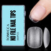 Picture of TOMICCA Extra Short Round Nail Tips, Double Sided Matte Soft Gel Full Cover Nail Tips No Filed, Acrylic Fake False Nail Tips for DIY Press On Nails 360PCS 15 Sizes