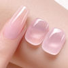 Picture of Born Pretty French Manicure Kit,Nail Stamper and 2Pcs Gel Nail Polish,Include Jelly Milky Pink White Colors for French Tip