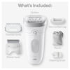 Picture of Braun Epilator Silk-épil 7, Hair Removal Device, Women Shaver & Trimmer, Wet and Dry, Wide Head, Includes Shaver Head and Trimmer Comb, SE7-041, Silver