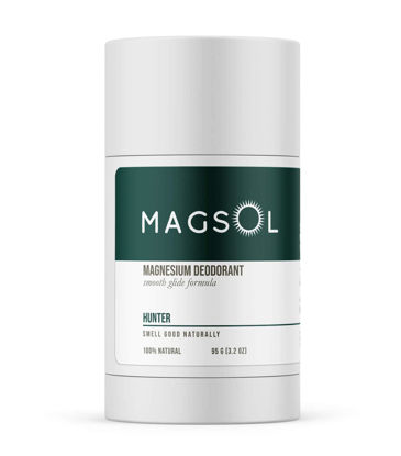 Picture of MAGSOL Natural Deodorant for Men - Aluminum Free Deodorant for Men, Baking Soda Free 3.2 oz (Hunter)