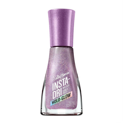 Picture of Sally Hansen Insta-Dri® Holo-Glow, Lustrous Lilac, Quick Dry, Long Lasting, Streak-Free Shine, Metallic Purple Nail Polish