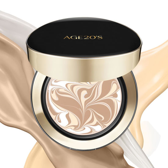 Picture of AGE20'S Signature Essence Pact SPF 50+ | Pack of 1 | 21N VANILLA | Cream Foundation, Dewy Finish, Natural Coverage | Korean Cushion Foundation