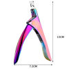 Picture of Professional Acrylic False Nail Clippers for Acrylic Nails Nail Tip Cutter Nail Manicure Tool (Rainbow)