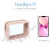 Picture of PACKISM TSA Approved Toiletry Bag - 3 Pack Upgrade Color-Edged Clear Makeup Bag, Clear Toiletry Bag For Traveling Fits Various Storage Needs, Pink