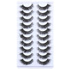 Picture of FARRED Natural Lashes Short False Eyelashes Wispy Mink Eye Lash Fluffy Wispies Eyelash Natural Look 10 Pairs Fake Lashes Pack Volume Lash Strips Pestañas