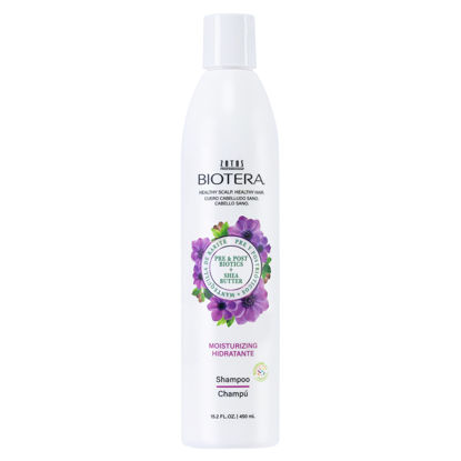 Picture of Biotera Moisturizing Shampoo | Hydrates & Moisturizes Dry, Medium, Fine Hair | Microbiome Friendly | Vegan & Cruelty Free | Paraben Free | Color-Safe | 15.2 Fl Oz