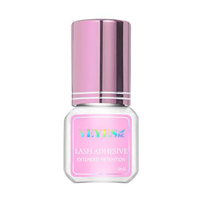 Picture of Veyelash Eyelash Glue 5 ML 0.5-1 Sec Drying Time Retention 8 Weeks Lash Extension Glue Professional Use Only Black Adhesive