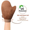 Picture of Self Tanning Mitt Applicator Kit - Sanfery 5 Pack Tanning Mitts Self Tanner Mitt Applicator Kit Self Tan Mitt Kit with Tanning Glove, Back Applicator, Mini Tan Mit, Exfoliating Mitt, Brush