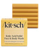 Picture of Kitsch Kojic Acid Facial Soap & Body Bar -Deep Cleansing, Hydrating & Nourishing Bar Soap | Plastic-Free, Vegan, Cruelty-Free, Paraben-Free | Made in the USA - 4oz