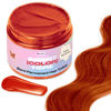 Picture of INH Semi Permanent Hair Color | Color Depositing Conditioner | Orange Hair Dye | No Bleach, No Peroxide Temporary Fire Opal Tint for Women & Men | Vegan, Ammonia Free, Sulfate Free | Ready to Use, 6oz