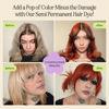 Picture of INH Semi Permanent Hair Color | Color Depositing Conditioner | Orange Hair Dye | No Bleach, No Peroxide Temporary Fire Opal Tint for Women & Men | Vegan, Ammonia Free, Sulfate Free | Ready to Use, 6oz