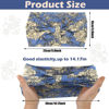 Picture of Yeshan Boho Bandeau headbands for Women Wide Bandana Knot Hair Scarf Floral Printed African Hair Bands Elastic Turban Thick Head Wraps Stretch Cotton Head Bands,Pack of 6