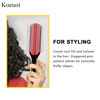 Picture of Koeuoi Classic Styling Hair Brush for Wet or Dry Curly Hair. 9 Row Black Brush for Detangling, Separating, Shaping