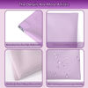 Picture of BUSOHA 8PCS Snap Closure Organizer Pouch, Small Women's Leather Pouches for Purse, Mini Makeup Bag for Cosmetics Headphones Jewelry Lipstick