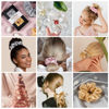Picture of OLESILK 100% Mulberry Silk-Scrunchies for Hair Sleep, Women Grils Silk Hair Ties for Frizz & Breakage Curly Hair, No Damage, Elastics Ponytail Holder, 3 Pack