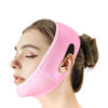 Picture of Beiskll Reusable V Line Lifting Mask with Chin Strap, V Shaped Face Mask for Sagging, Jaw Exerciser (Pink)