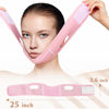 Picture of Beiskll Reusable V Line Lifting Mask with Chin Strap, V Shaped Face Mask for Sagging, Jaw Exerciser (Pink)