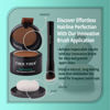 Picture of THICK FIBER Root Touch Up Set - Hairline Concealer for Thin and Thinning Hair, Water & Sweat Resistant, with Brush (Medium Golden Brown)