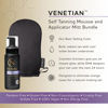 Picture of Norvell Sunless Self Tanning Bundle - Venetian Self Tanner Mousse with Bronzer, 8 Fl Oz + Streak-Free Tan Applicator Mitt - Premium Natural Looking Self Tanning Foam and Washable Self Tan Mitt