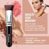Picture of LAMORA Foundation Brush for Liquid Makeup - Kabuki Face Brush for Cream, Powder, Blush, and Concealer - Flat Top Blending, Buffing, Stippling Brush