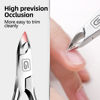 Picture of Cuticle Trimmer 3/4 Jaw Extremely Sharp Cuticle Nippers Scissors Stainless Steel Clippers Cutter Remover Pedicure Manicure Nail Tool, cuticle pusher, nail cuticle trimmer professional cuticle cutter