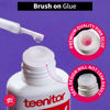 Picture of Teenitor Nail Glue for Press Ons, 3 Pack Best Nail Glue for Gel Tips with Nail Files, Super Strong Nail Glue for Broken Nail Brush on Nail Glue for Press on Nails