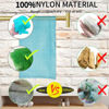 Picture of African Exfoliating Net, African Net Sponge, Nylon African Bathing Sponge Net, African Net Long Net Bath Sponge Shower Body Scrubber Back Scrubber Skin Smoother ((Black,White,Blue,Emerald Green))