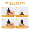 Picture of GIVAMEIHF Amber Spray Bottles about 4oz Empty Small Glass Spray Bottle Fine Mist Spray Refillable Containers, Set of 16, Included 24 nozzles, 2 Funnels, 2 Droppers, 24 Labels
