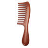 Picture of Louise Maelys Wide Tooth Hair Comb for Curly Hair - Red Sandalwood Detangler Combs for Women