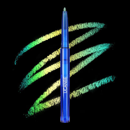 Picture of UCANBE Chameleon Eyeshadow & Eyeliner Gel Pencil-Multichrome Shifting Colors Metallic Glitter Eye Makeup,Waterproof Long-Lasting Smudge-Proof Multi-Dimensional Color (Forest Green to Chartreuse Gold)