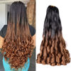 Picture of French Curly Braiding Hair,Loose Wavy Spanish Curly Braiding Hair 20 Inch 75g/Pack French Curly Crochet Hair 5 Packs Spiral Curly Crochet Hair Extensions (B29,5packs,20inch)