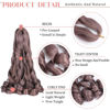 Picture of French Curly Braiding Hair,#BT01 Spanish Curly Braiding Hair for Box Braids 8 Packs Bouncy French Curl Braiding Hair 24 inch Pre Stretched Synthetic Hair Extensions(Pack of 8,#BT01)