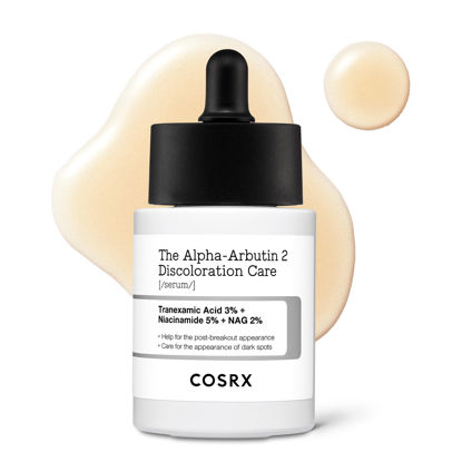 Picture of COSRX 2% Alpha Arbutin Discoloration Care Face Serum with Niacinamide, Glutathione & Tranexamic Acid, 1.7 fl oz - Serum for Face, Korean Skin Care