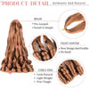 Picture of French Curly Braiding Hair 8packs Loose Wavy 30# Pre Stretched Synthetic Spiral Curly Crochet Braiding Hair 24 inch Synthetic 75g/pack French Curly Crochet Hair (24inch,8packs,30#)